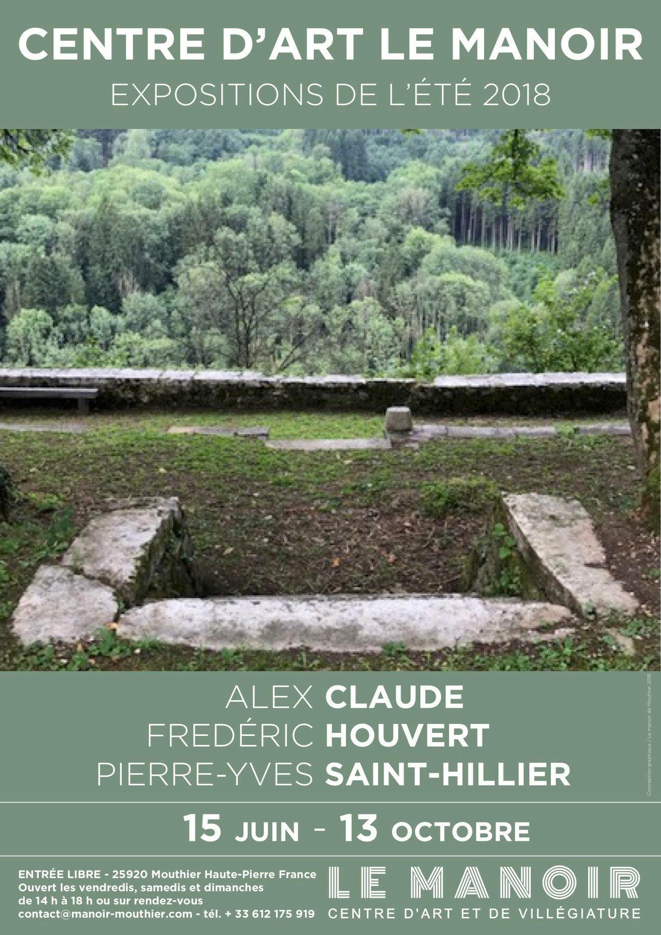 Affiche expo Centre d’art Le Manoir été 2018 Affiche expo Centre d'art Le Manoir été 2018