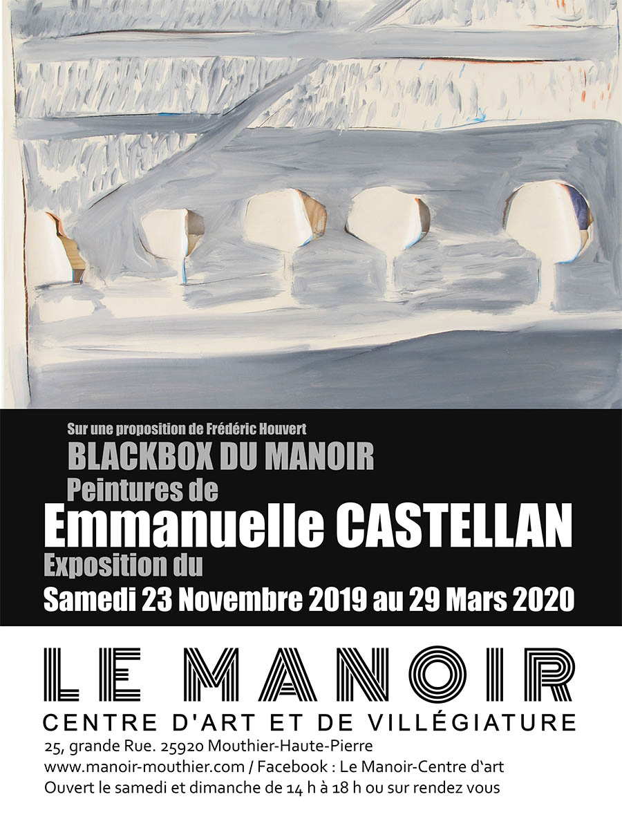 Affiche-exposition-Emmanuelle Castellan - Manoir-Mouthier-Hiver-2019-20