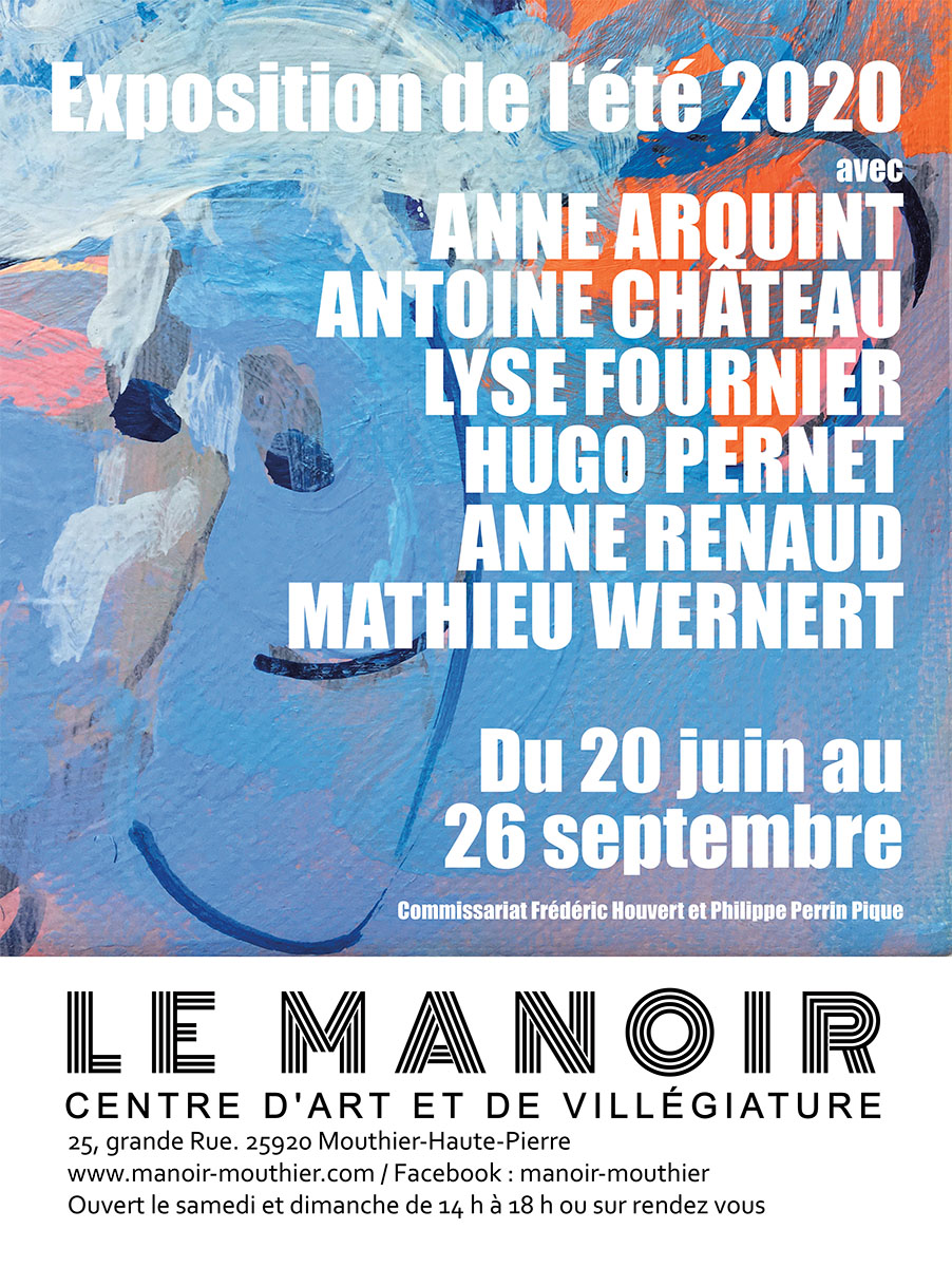 Affiche exposition Manoir-Mouthier été-2020