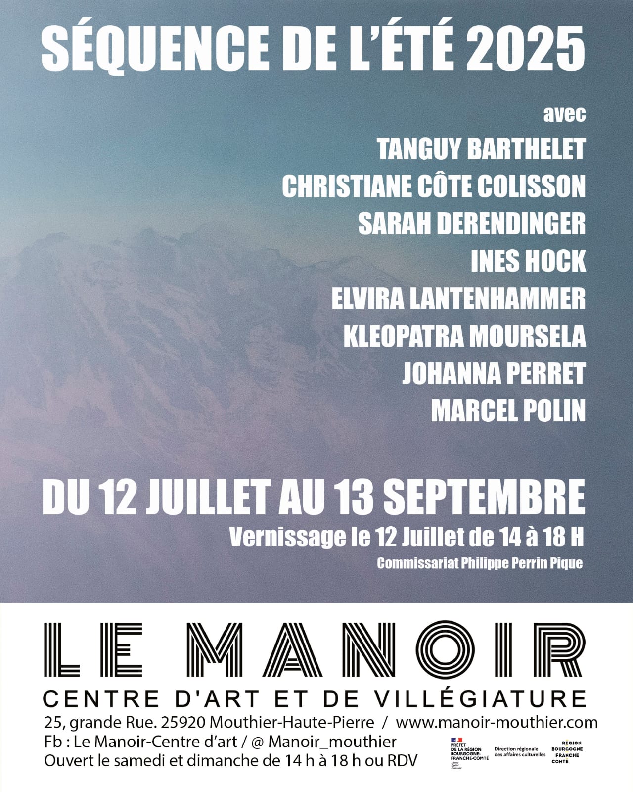 Affiche de l'exposition de l'été 2025